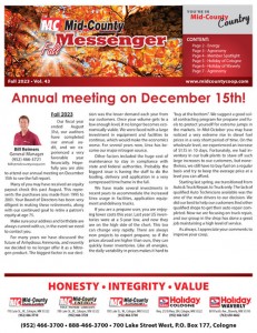 Mid-County Coop's FALL/WINTER 2023-2024 Messenger is now available to read